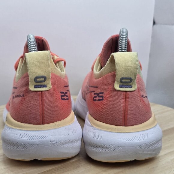 Asics Gel-Nimbus 25 Shoes Orange Walking Running Sneaker 1012B356 women - sz 7.5 - Picture 5 of 8